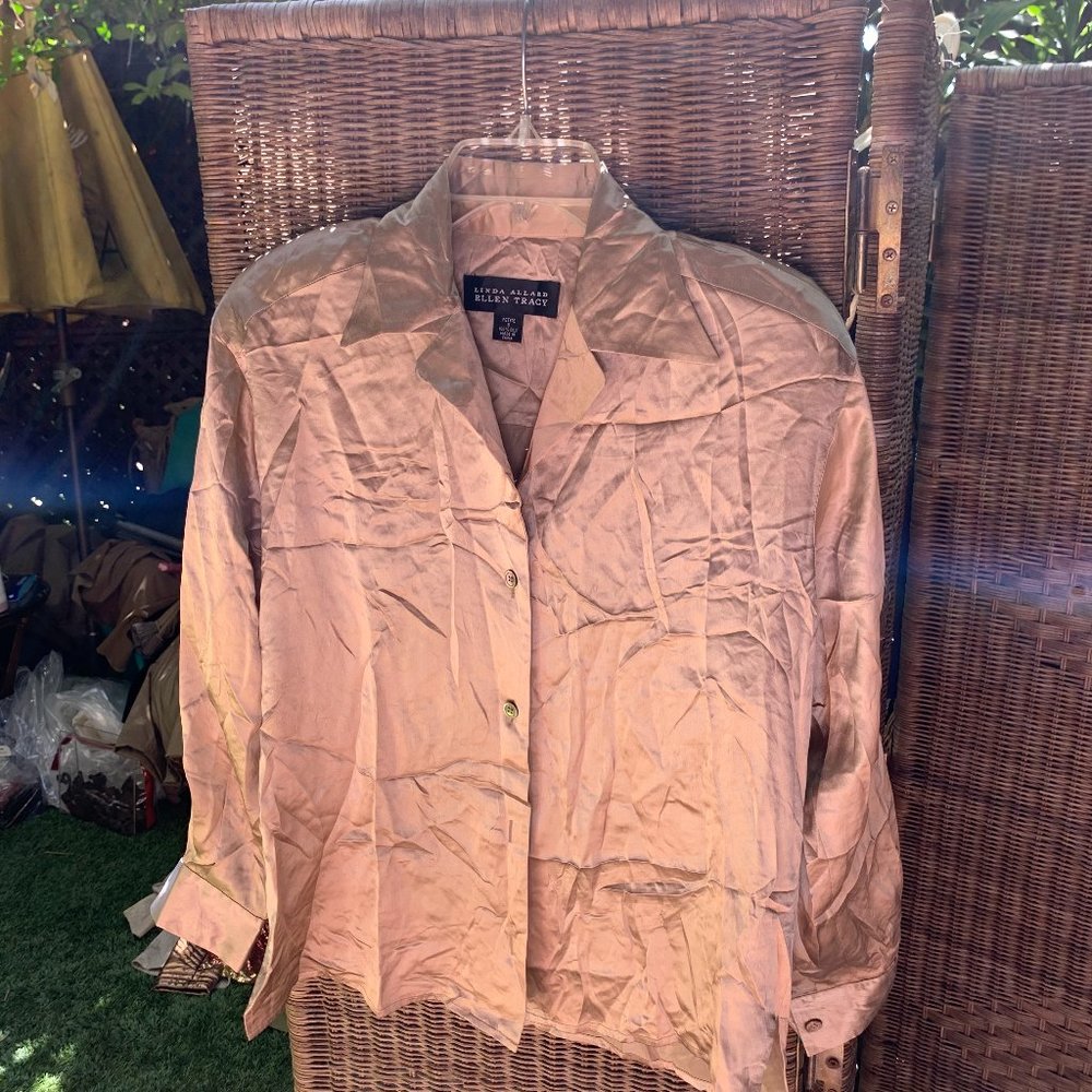 Linda Allard/Ellen Tracy silk blouse
